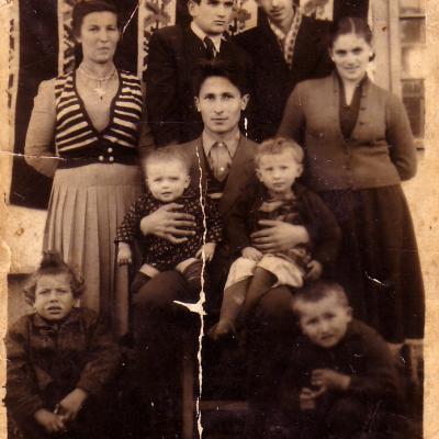 Young man Zoran with family in Brdarica